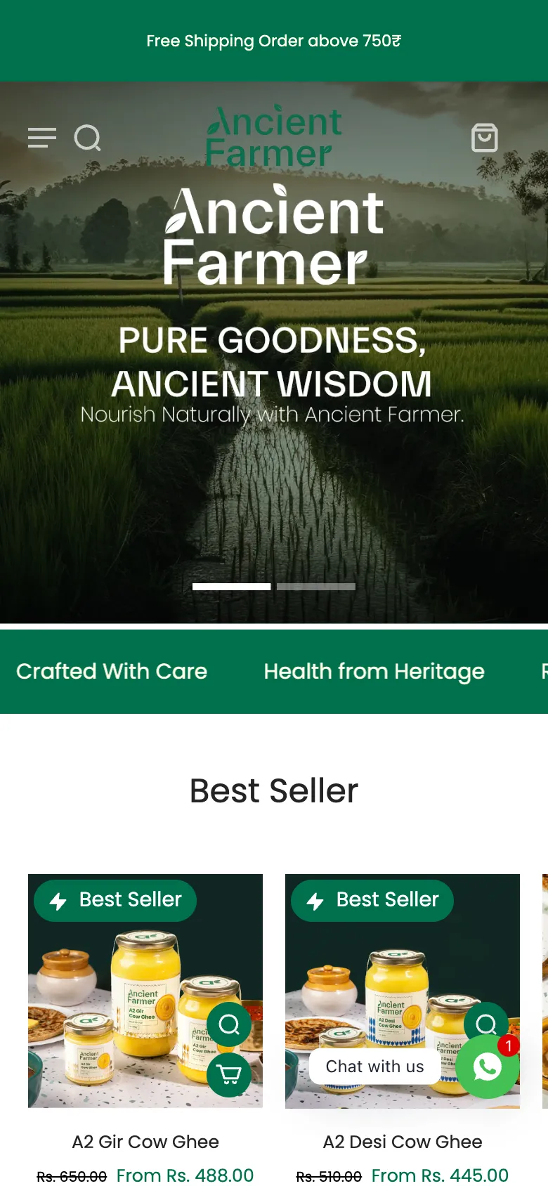 Ancient Farmer on mobile